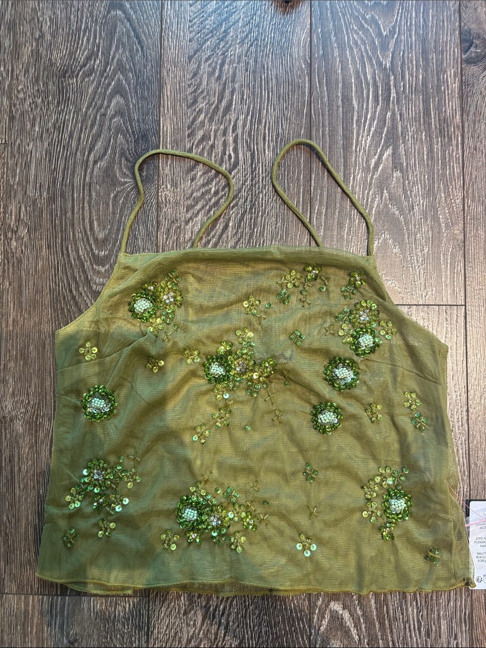 ASOS Beaded Mesh Cami